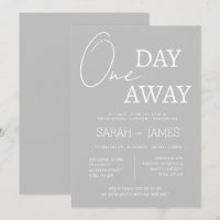  Elegant Grey One Day Away Rehearsal Dinner 