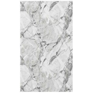 Elegant Grey "Slate Whisper Stream" Marble Texture Tablecloth