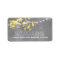 elegant grey yellow string lights address labels
