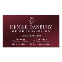 Elegant Grief Counseling Group Meetings