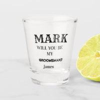 Elegant Groomsman Proposal Party Cocktail Bachelor