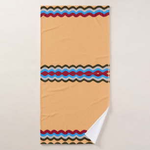 Elegant groovy  bath towel set