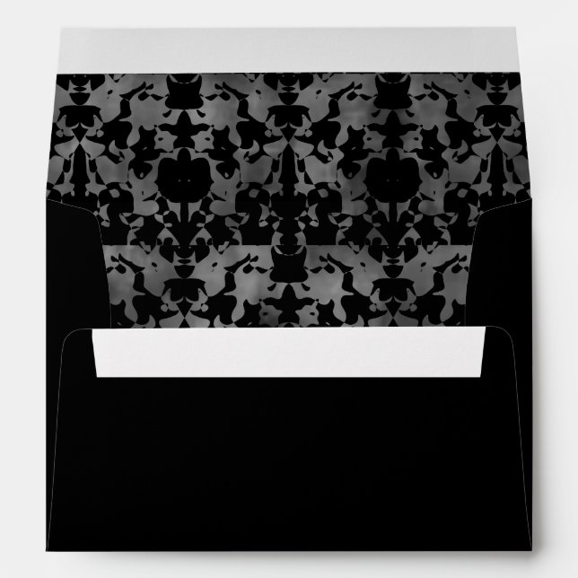 Elegant grunge wedding envelopes (Back (Bottom))