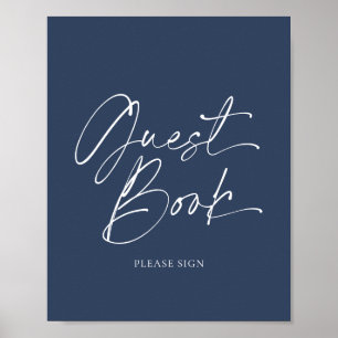 Elegant Guest Book Sign Calligraphy