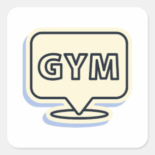 Elegant Gym / Fitness Sticker train insane