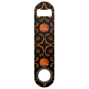 Elegant Halloween jack o lantern pattern