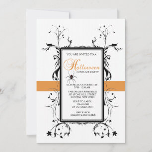 Elegant Halloween Party Invitation