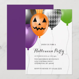 Elegant Halloween Party Invitation