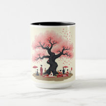 Elegant Hanami Cherry Blossom Mug