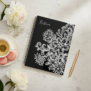 Elegant Hand-Drawn Floral and Paisley Planner