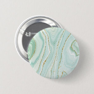 elegant hand painted liquid marble design with gli 6 cm round badge