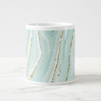 elegant hand painted liquid marble design with gli