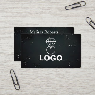 Elegant Handmade Jewellery or Jewellery Designer Business Card