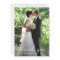Elegant Handwriting Wedding Photo Thank You Card