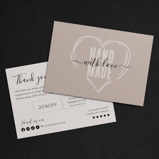 Elegant Handwritten Business Thank You Discount (Creator Uploaded)