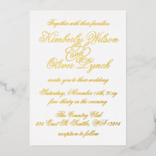 Elegant Handwritten Calligraphy Luxe Wedding