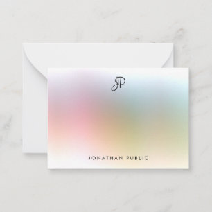 Elegant Handwritten Monogram Colourful Template