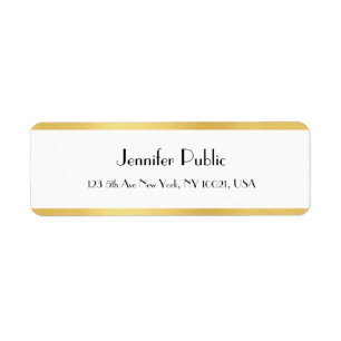 Elegant Handwritten Script Gold White Template