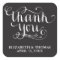ELEGANT HANDWRITTEN SCRIPT THANK YOU STICKERS