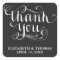 ELEGANT HANDWRITTEN SCRIPT THANK YOU STICKERS