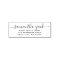 Elegant Handwritten Wedding Chic Return Address