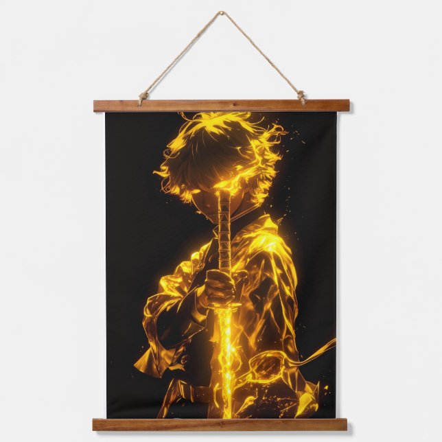 elegant Hanging Tapestry modern chic abstract (Front)