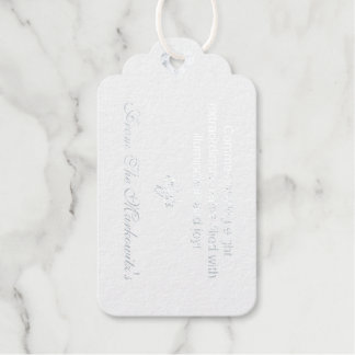 Elegant Hanukkah Holiday Gift Tags