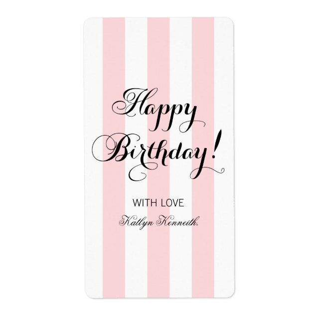 Elegant Happy Birthday (Front)