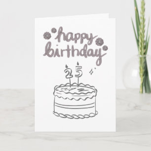 Elegant Happy Birthday Card