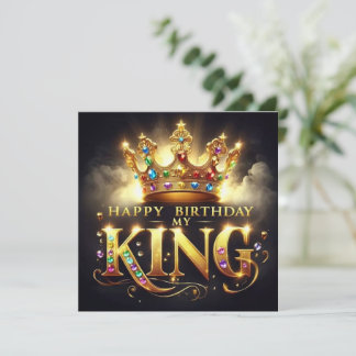 Elegant Happy Birthday Card Invitation