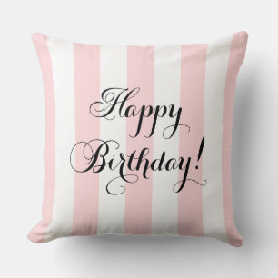 Elegant Happy Birthday Cushion