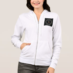 Elegant Happy Diwali Diya Flame Star Wreath Hoodie
