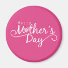 Elegant Happy Mother's Day Calligraphy | Magnet