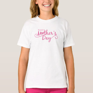 Elegant Happy Mother's Day Calligraphy   Shirt