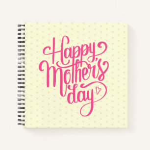 Elegant Happy Mother's Day   Notebook