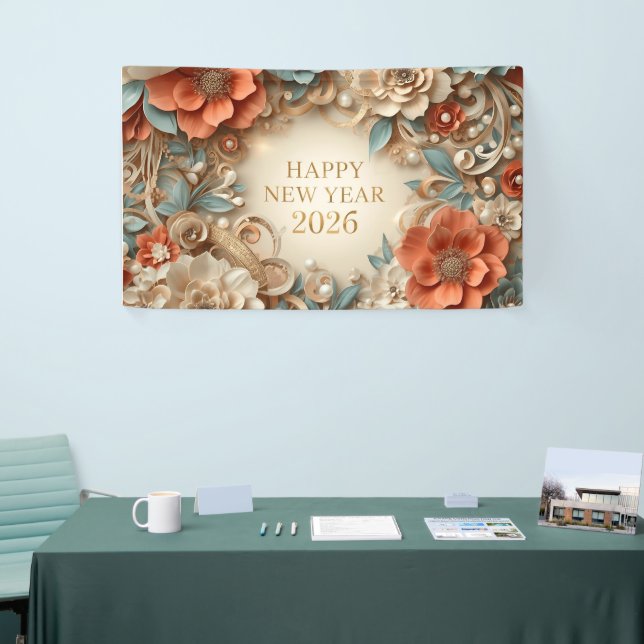 elegant happy new year party banner (Tradeshow)