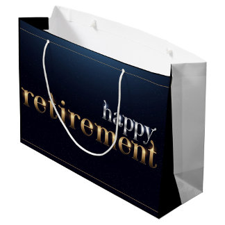 Elegant “Happy Retirement” Gift Bag