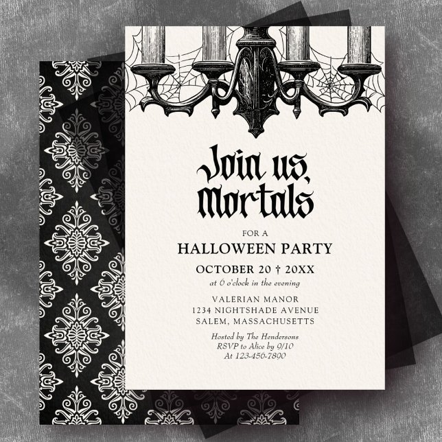  Elegant Haunted Halloween Party Invitation (Creator Uploaded)