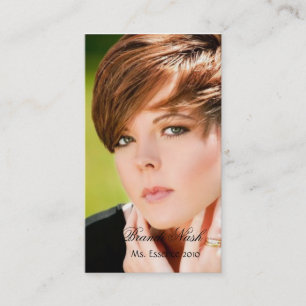 Elegant Headshot Business Card