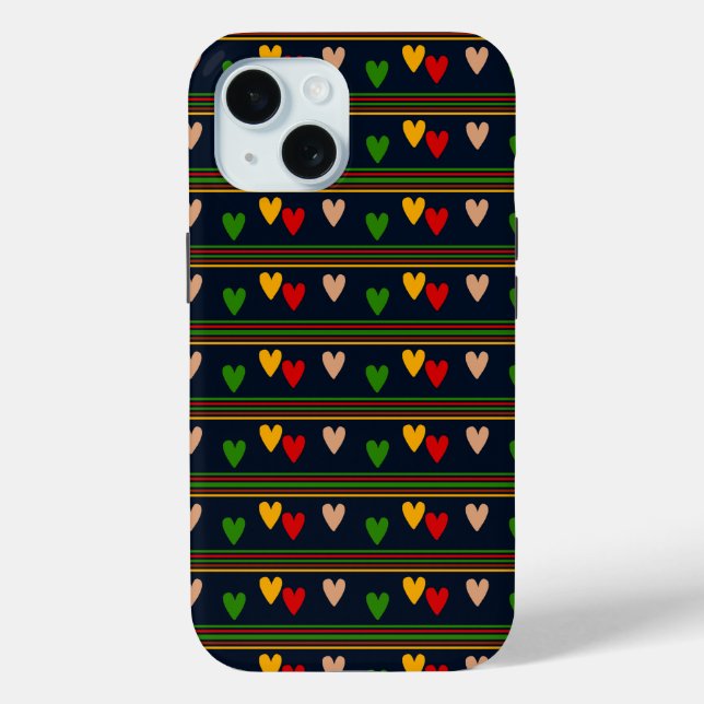  Elegant Heart Case-Mate iPhone Case (Back)