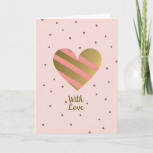 Elegant Heart Mothers Day Card