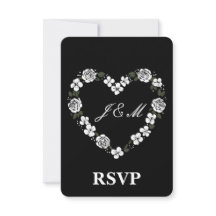 Elegant Heart-Shaped Floral Wedding Response