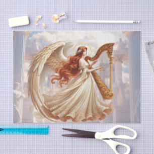 Elegant Heavenly Angel lovers Tissue Paper