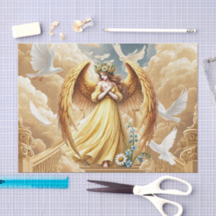 Elegant Heavenly Angel lovers Tissue Paper