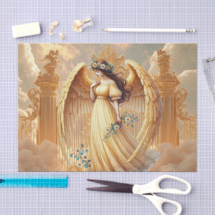 Elegant Heavenly Gate Angel  Tissue Paper
