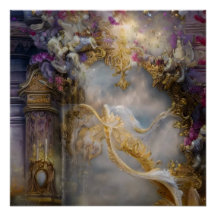 Elegant Heavenly Gold Gate, Gold Text
