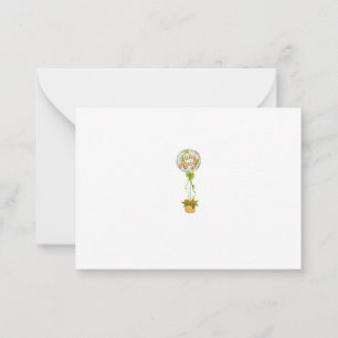 Elegant Hello Baby Shower Thank You Card