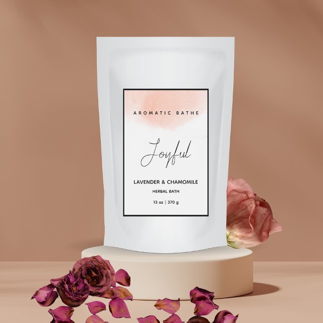 Elegant Herbal Bath Label (Creator Uploaded)