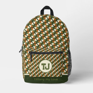 Elegant High School Elementary Student Personalise Printed Backpack