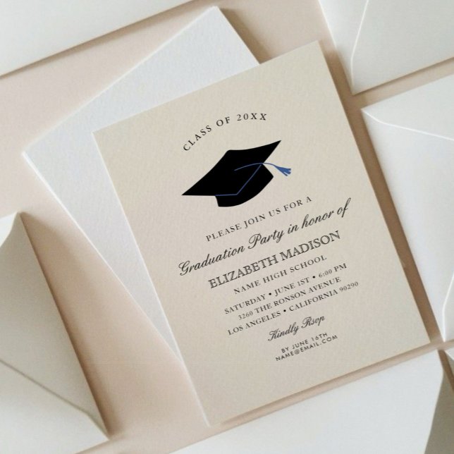Elegant High School Graduation Party Invitation  (Creator Uploaded)